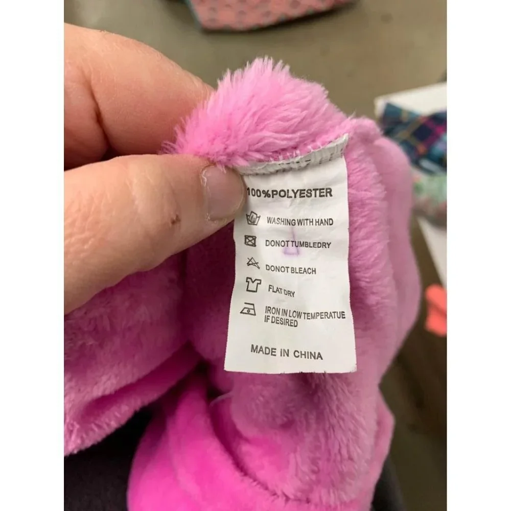 Girls Unicorn Hooded Robe Pink Small to Medium U4